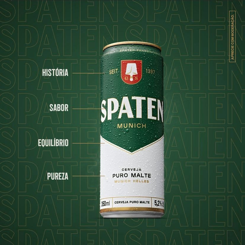 Cerveja Spaten Puro Malte Lata - 350ml - Bebidas BH Delivery ...