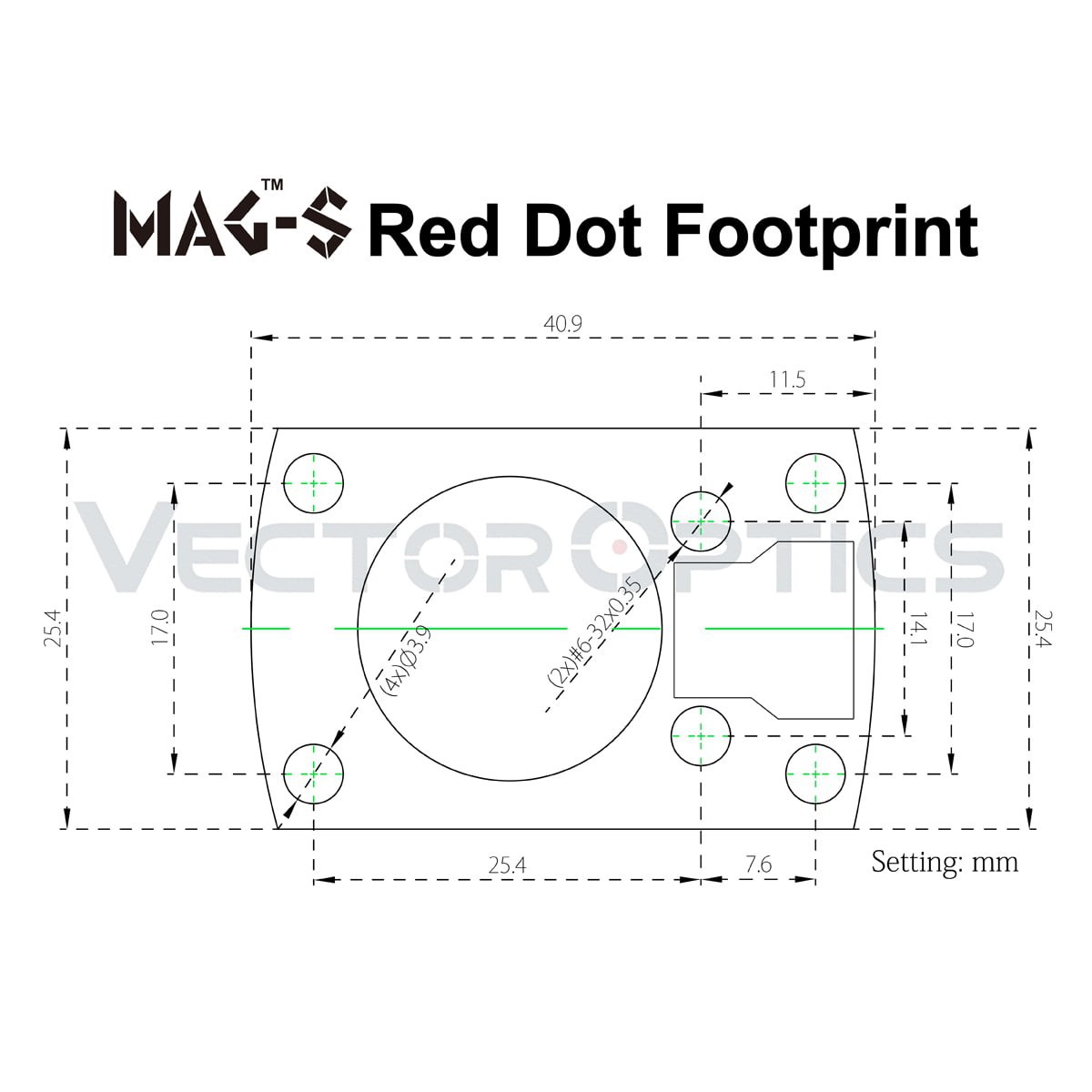 Red Dot Vector Optics FrenzyS 1x16x22 Automático 3D Shoot