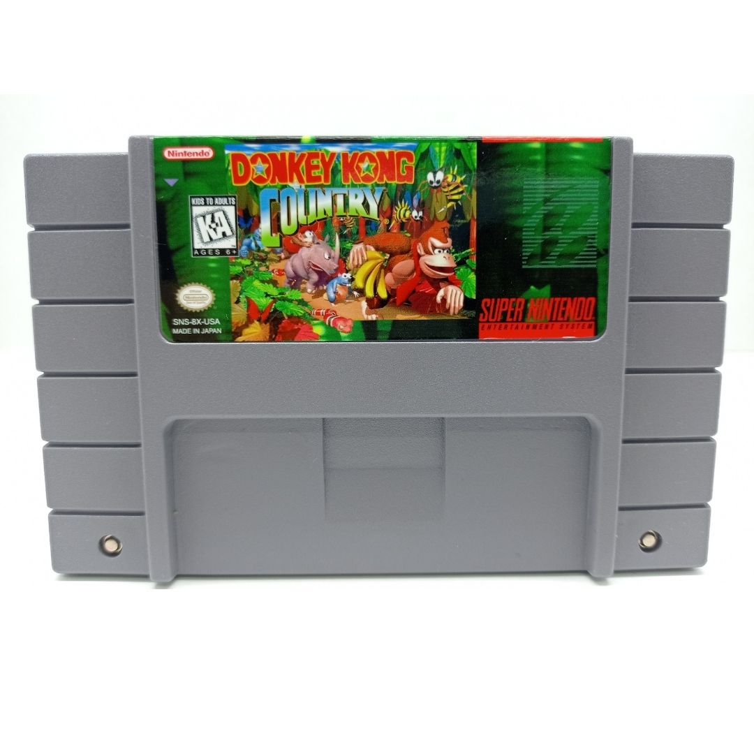 Fita / Cartucho Donkey Kong Country 1 em Português PT BR Super Nintendo  Snes (Chip Save) - Retro Game Store