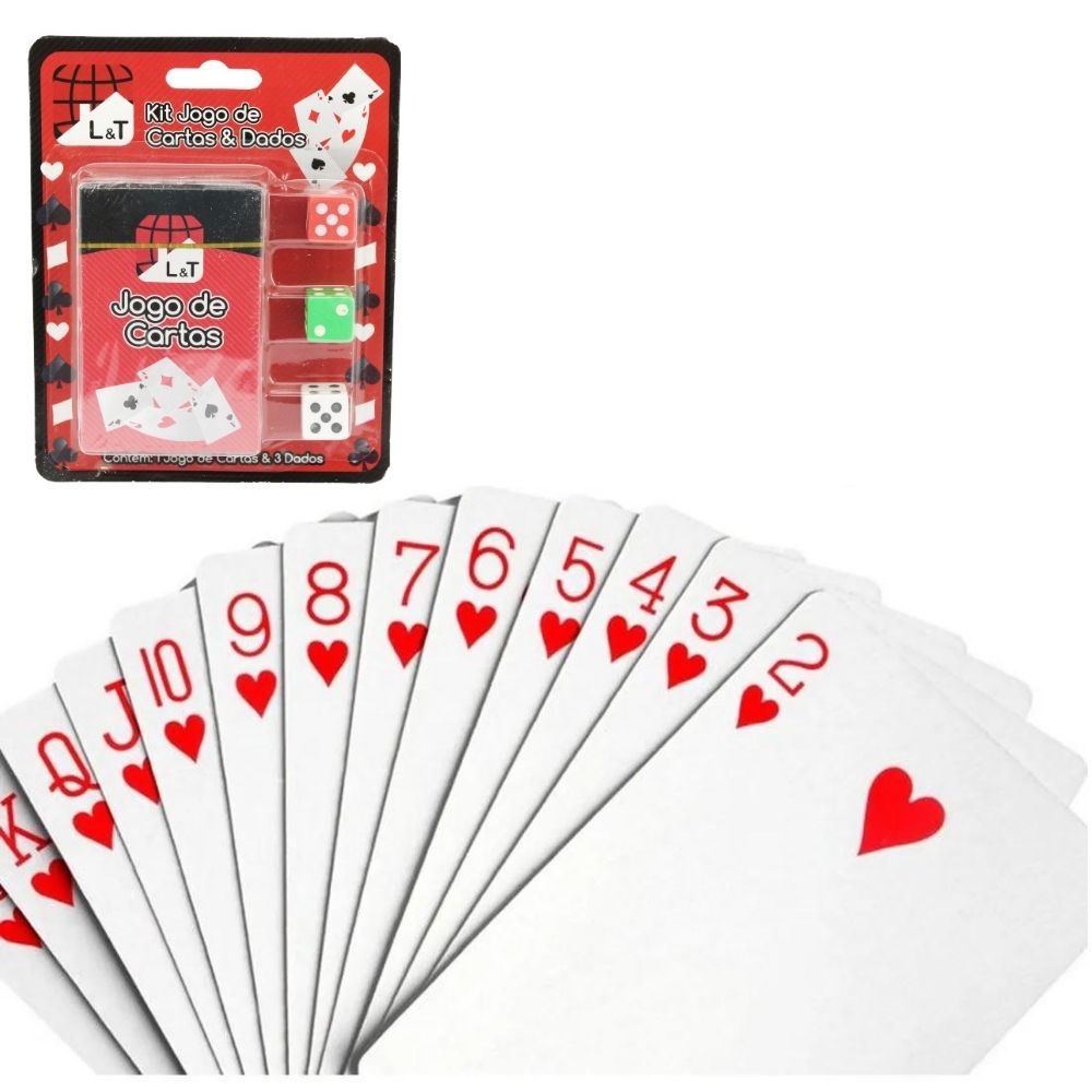 Jogo de mesa cartas baralho truco jogos brincadeiras amigos