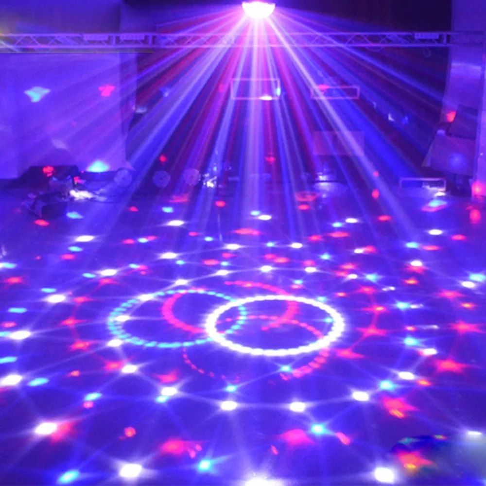 Iluminação Dj Bola Maluca Rgb Jogo De Luz Led Festa Strobo