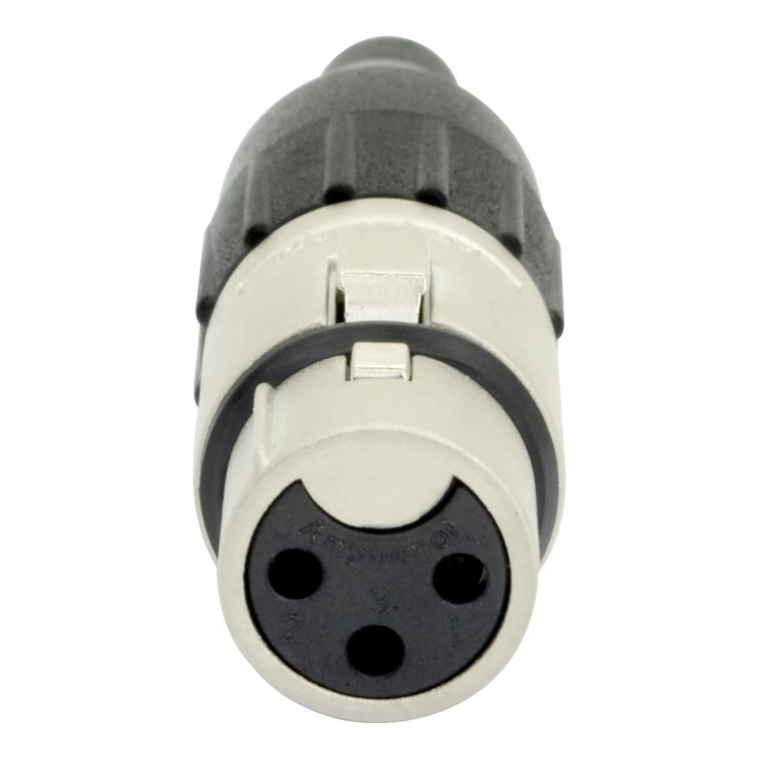 Conector Plug Xlr Fêmea de linha Amphenol Ac3f Original - mjs smart ...