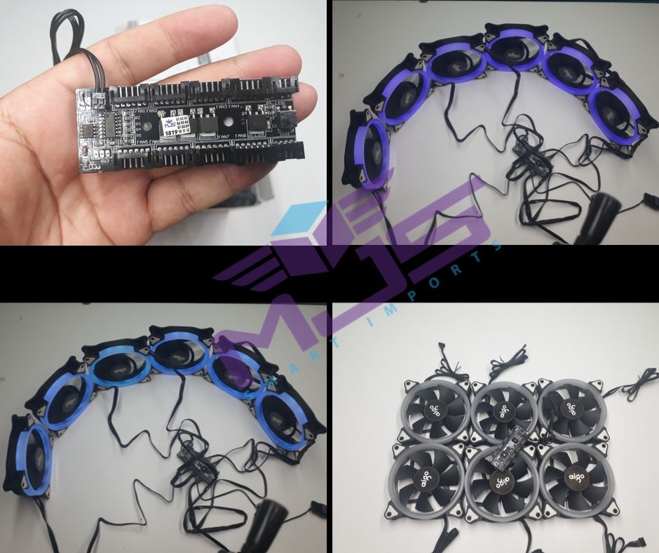 Cooler Fan Aigo Kit R5 Aurora 6 Fans Rgb - mjs smart imports ...