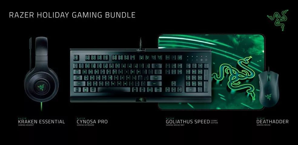 Kit Razer Cynosa Pro Bundle - Combo Mouse E Teclado Razer + fone ...