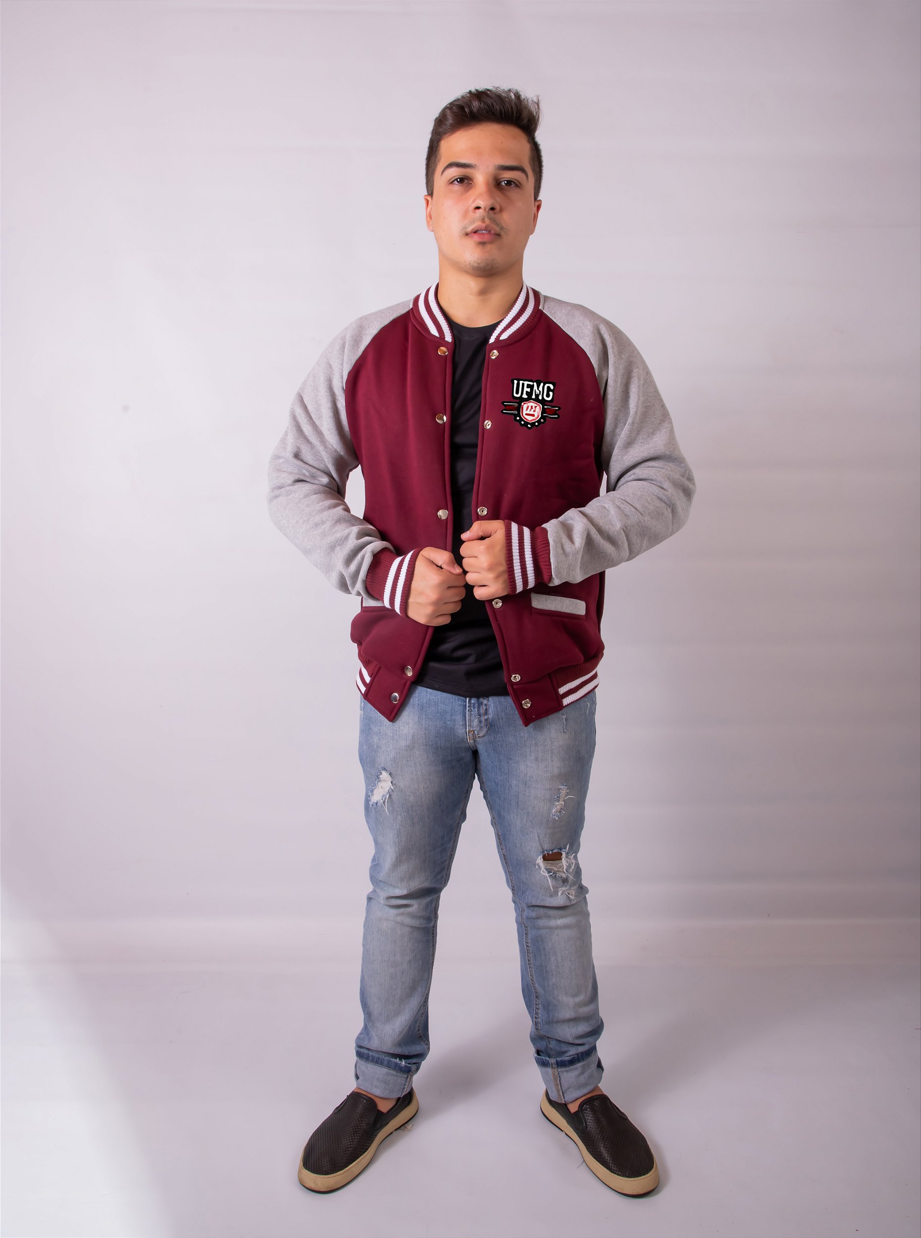 Ranch Jeans Jeans Marginal Jaqueta Jaqueta College UFMG Veste CW