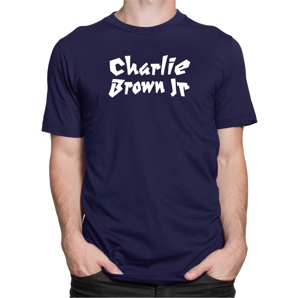 camiseta unissex camisas 100% algodão banda de rock charlie brown