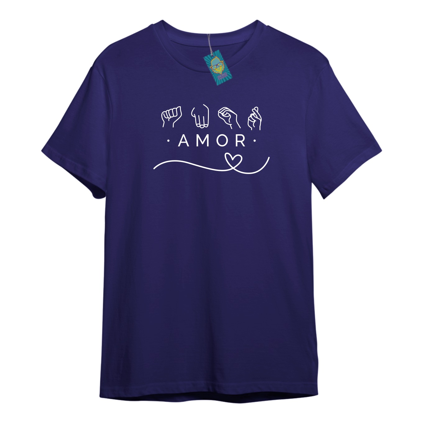 Camiseta Amor Em Libras - Dking Creative