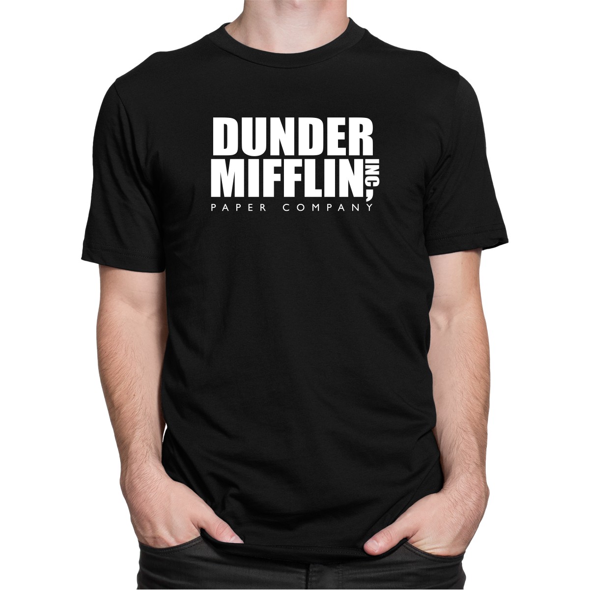 Camiseta Oversized The Office Dunder Mifflin Dwight Tv Show Scranton  Masculina De Algodão Crewneck Top Exclusivo - Escorrega o Preço