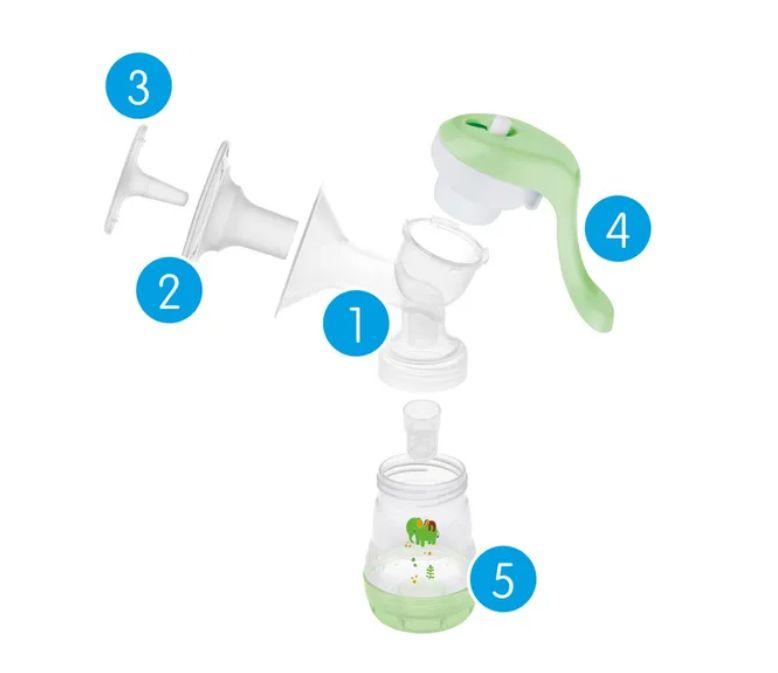 BOMBA MANUAL MAM BREAST PUMP Eba! Bebê