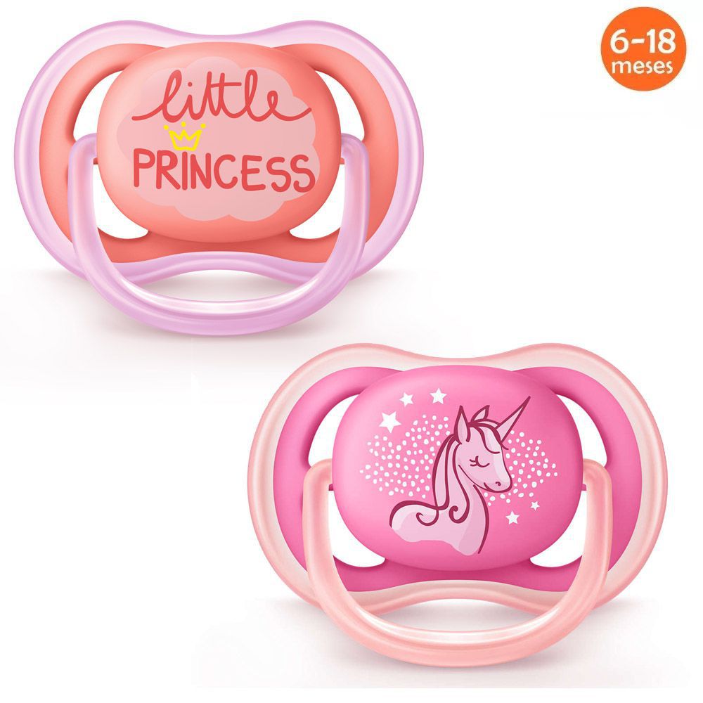 Chupeta Ultra Soft Princess 6-18 Meses - Menina - Tudo com Nome