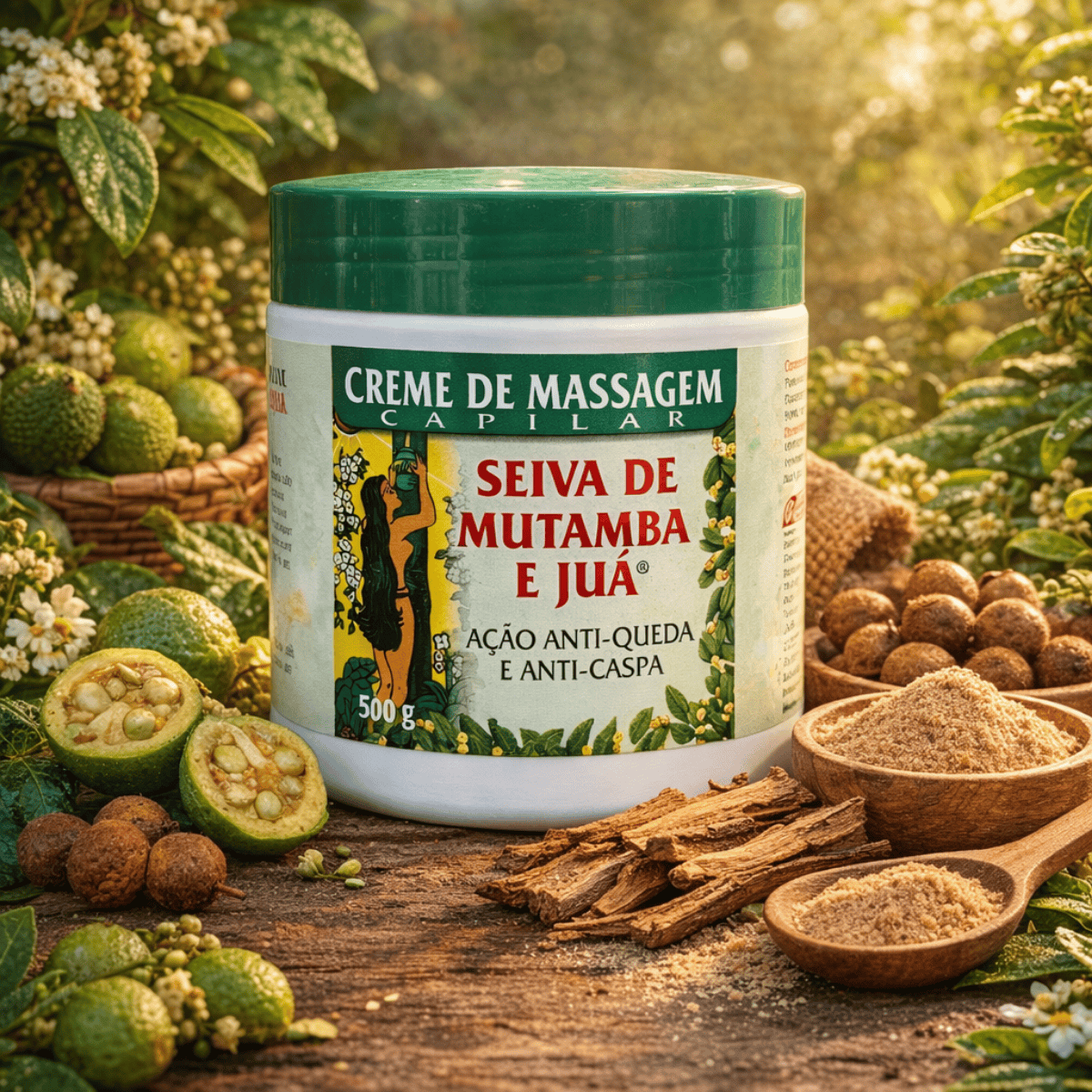 Creme De Massagem Seiva De Mutamba 500g - Perfumaria Irene