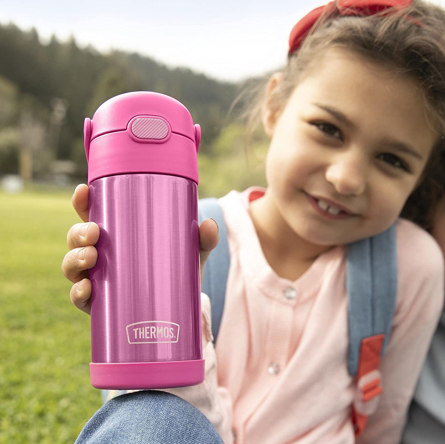Lamart Thermos In Acciaio Inox 420 Ml - Modello LT4008 SS, Robusto E Con Chiusura Di Sicurezza