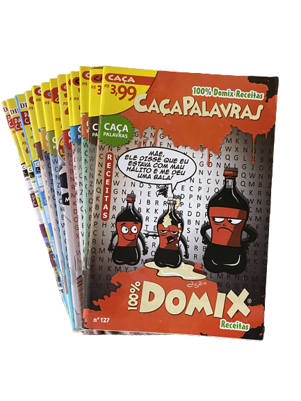 Kit 10 Revista Caça Palavras Cruzadinha Passatempo Diversão Memória Jogos