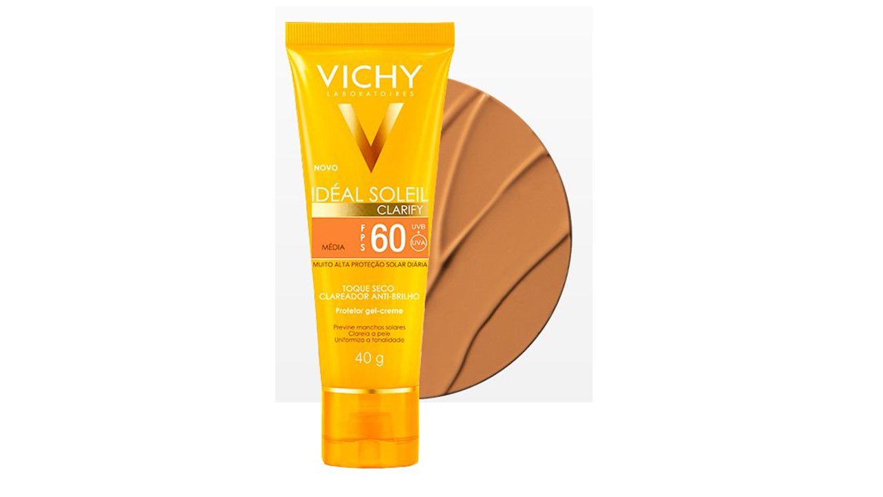 Idéal Soleil Clarify FPS 60 Vichy - Protetor Solar Media - Bella Beauty  Cosmeticos