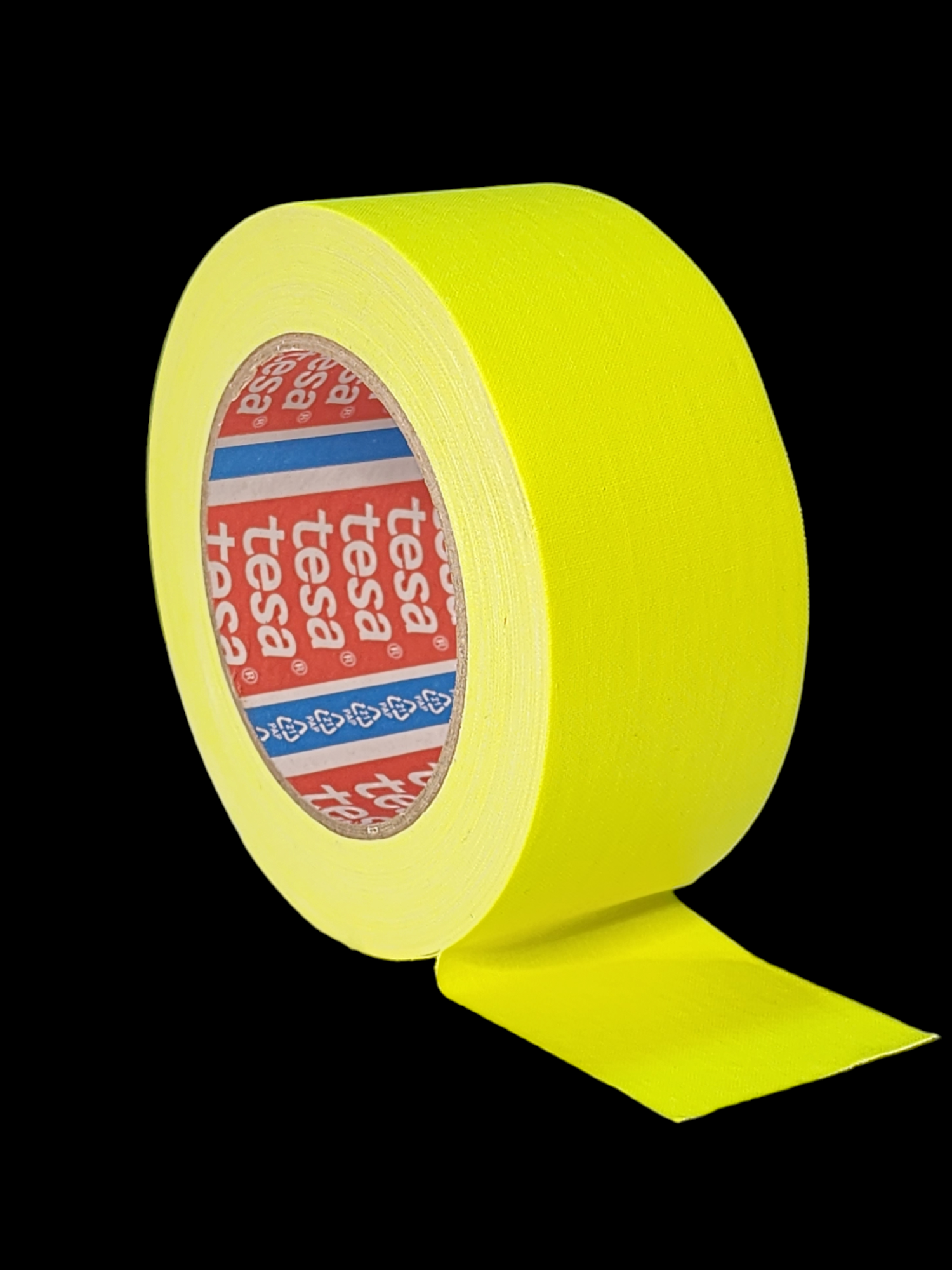 Fita Tecido Gaffer Tape Tesa 48mm X 25m Amarela Fluorescente ATM