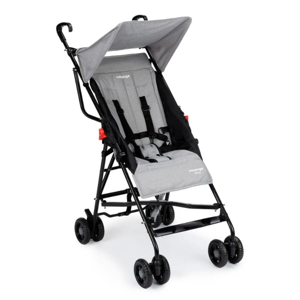 Carrinho de Bebe Voyage Umbrella Wing Mescla Cinza