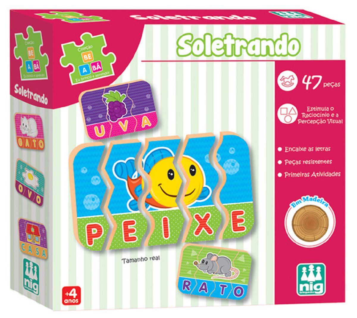 Jogo Educativo - Alfabeto - NIG Brinquedos - Alves Baby