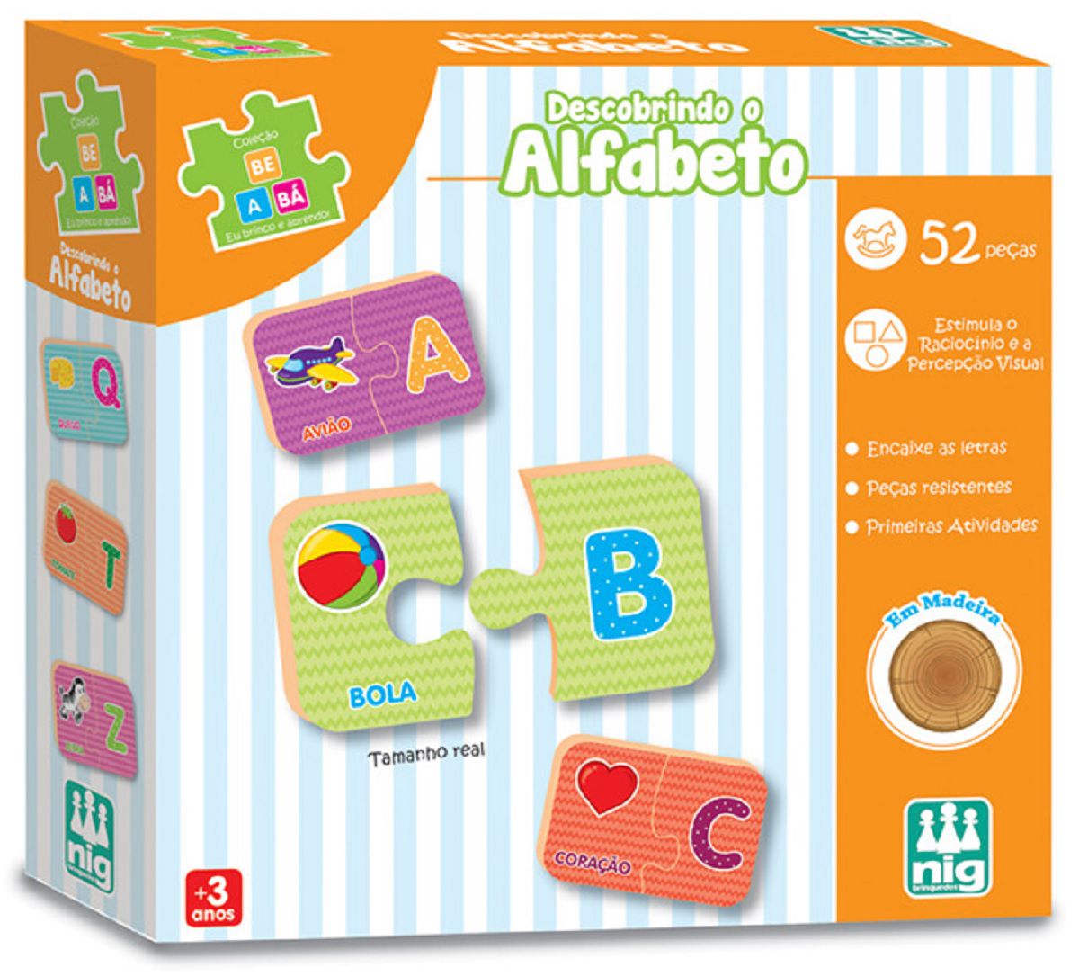 Jogo Educativo de Encaixar - Descobrindo a Matemática - NIG Brinquedo -  Alves Baby