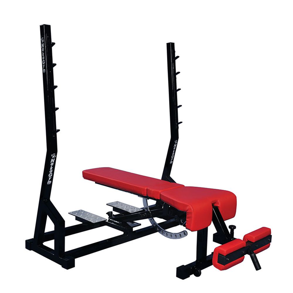 Supino Reto Guiado Angular Insano com ajuste - R‐1 Fitness