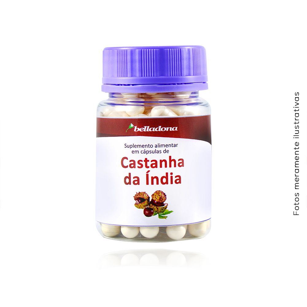 Cápsulas de castanha da índia - 300mg- 60 cápsulas - Farmácia Belladona |  Farmácia de Manipulação