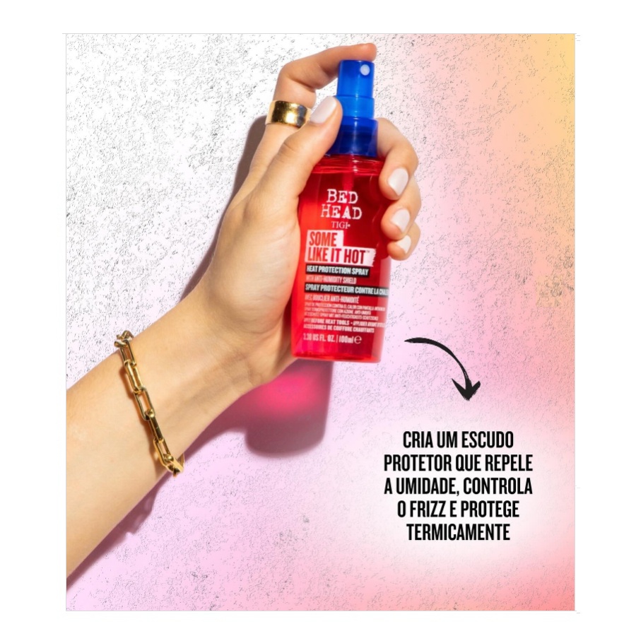 Protetor Térmico Spray | TIGI Bed Head Some Like It Hot 100ml ...