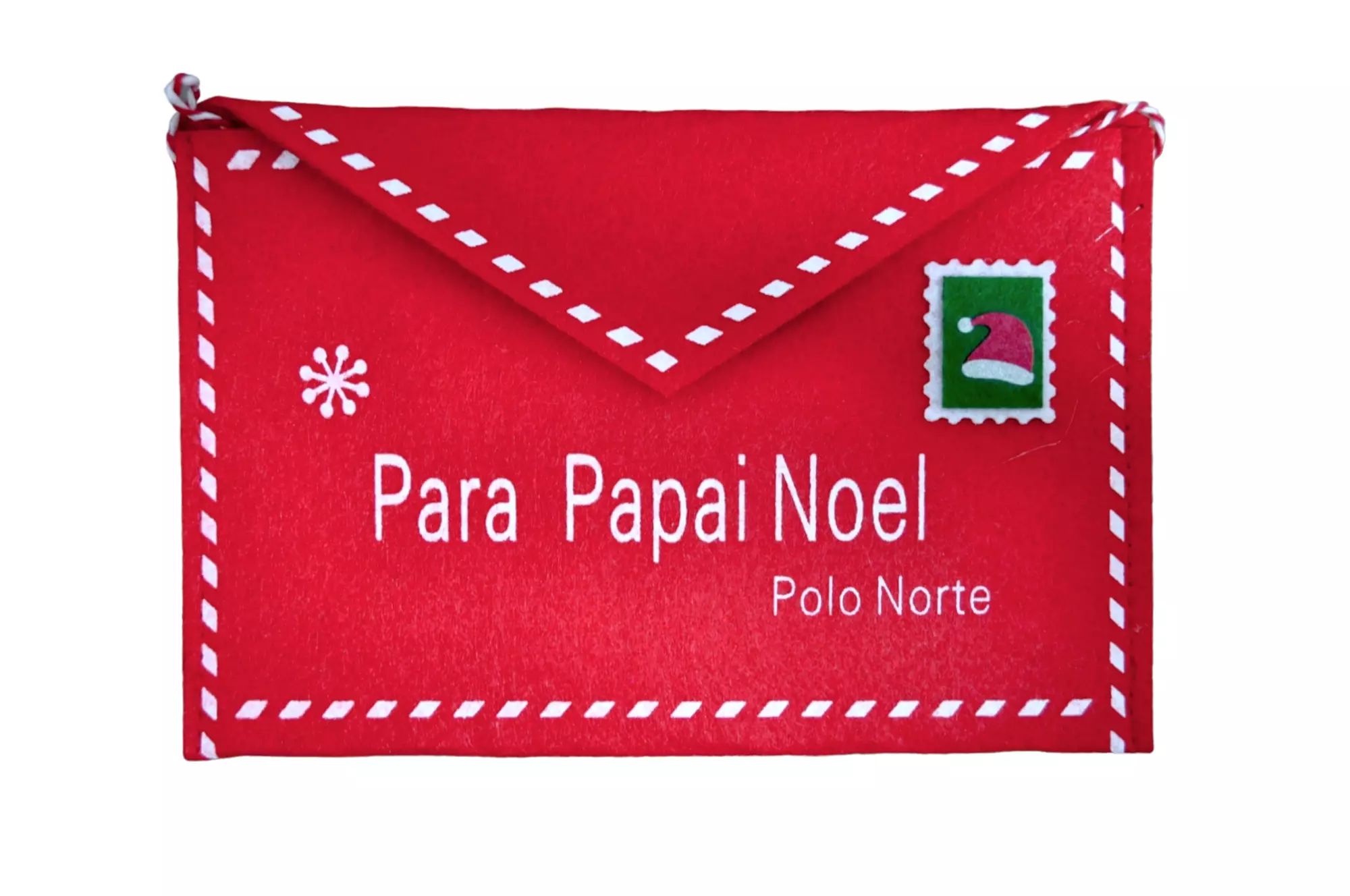 Envelope Para Cartinha Do Papai Noel P Natal Vermelho Branco 20x13cm Raffaello Presentes E 