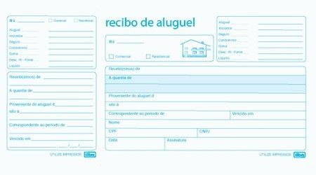 Recibo Comercial Com Canhoto Tilibra 151459 - 20 Blocos Com 50 Unidades ...
