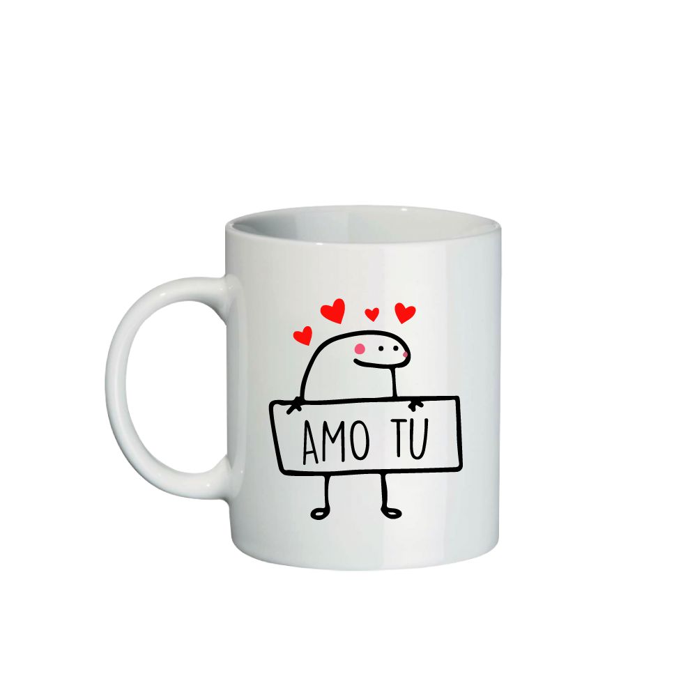 Caneca Personalizada Meme Flork Divertida - Meu Amor por Você é Igual Ao  SEu