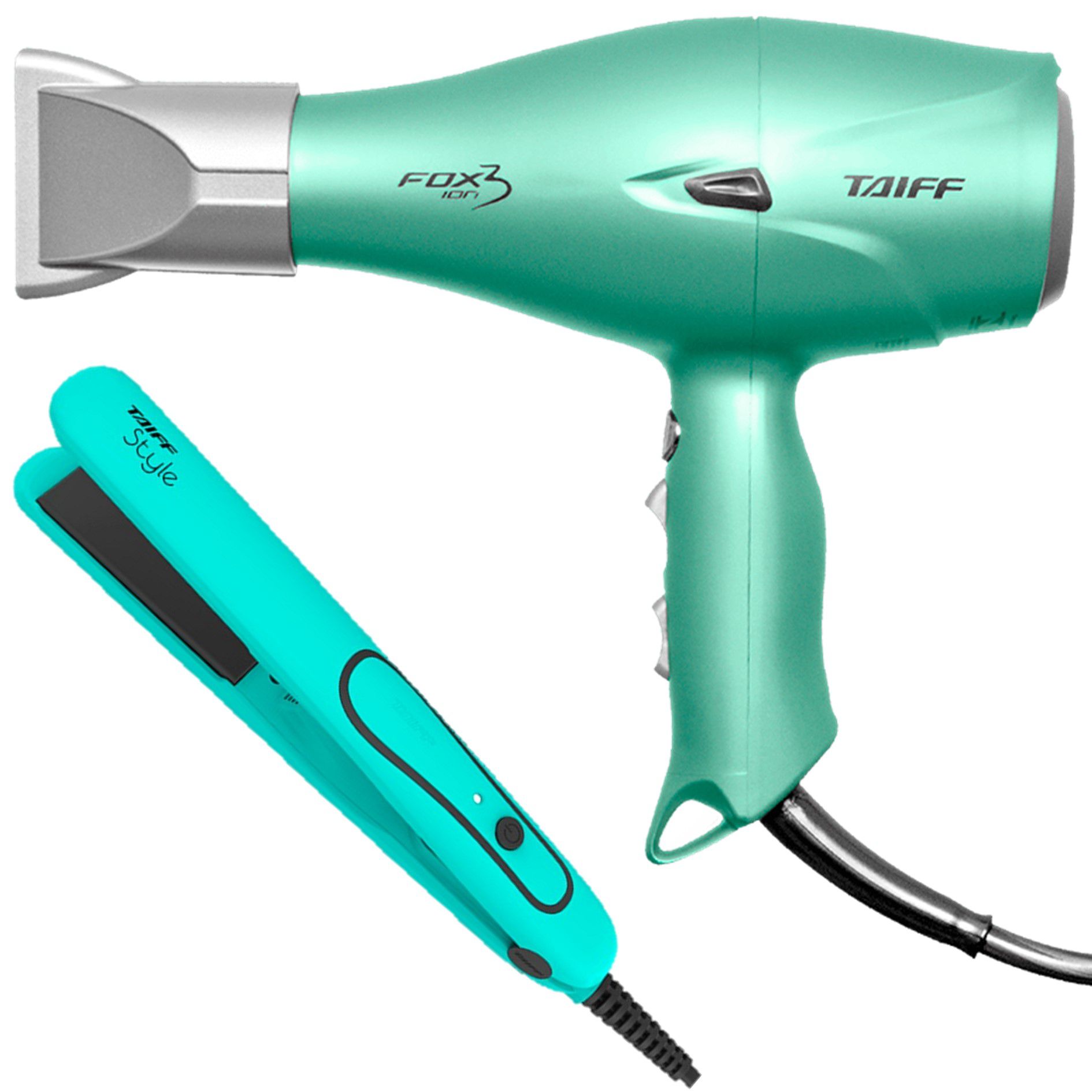 Secador Cabelo Taiff Fox Green Profissional 2200w - 220v