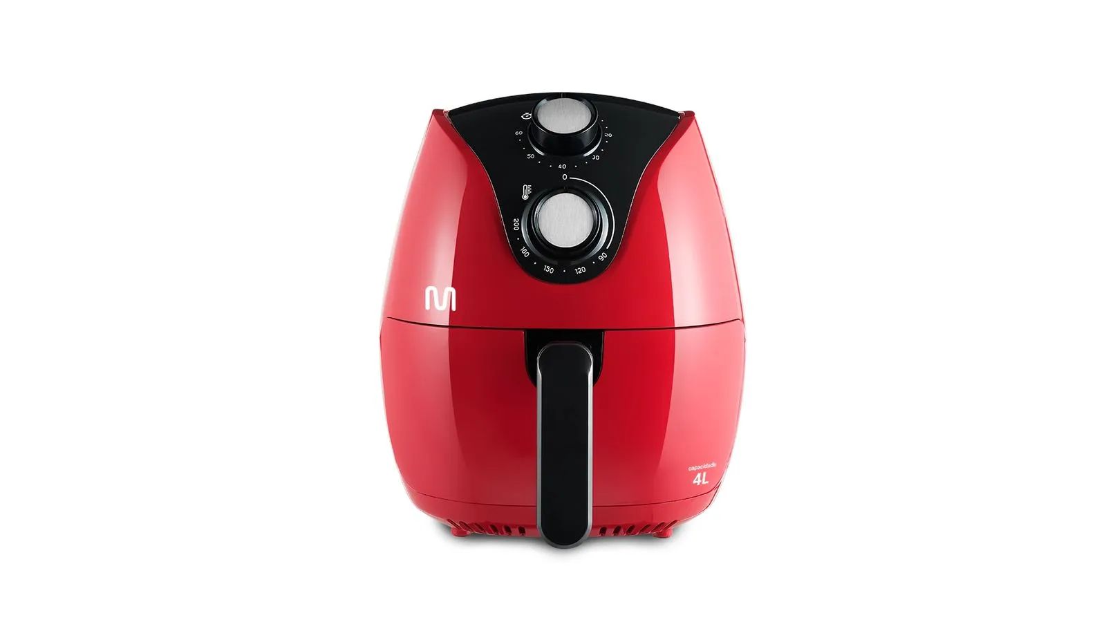 Freidora de Aire Electric Fryer Multilaser Gourmet Air Fryer 4L 127V 1500W  Red w/Grid (900050) - Breaking Technology