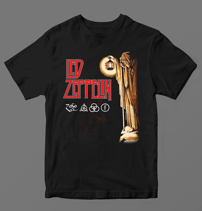 Camisa de led zeppelin hotsell