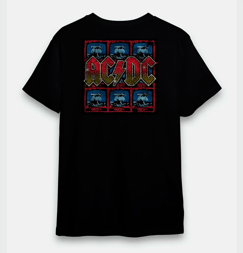 Camiseta Oficial - AC/DC - Blow Up Your Video - Oficina Rock