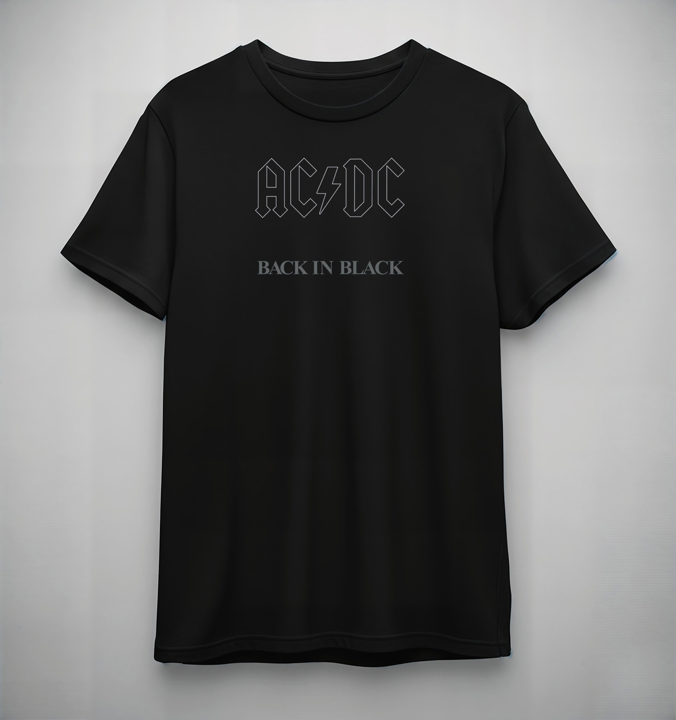 Camiseta Oficial - AC/DC - Back in Black - Oficina Rock