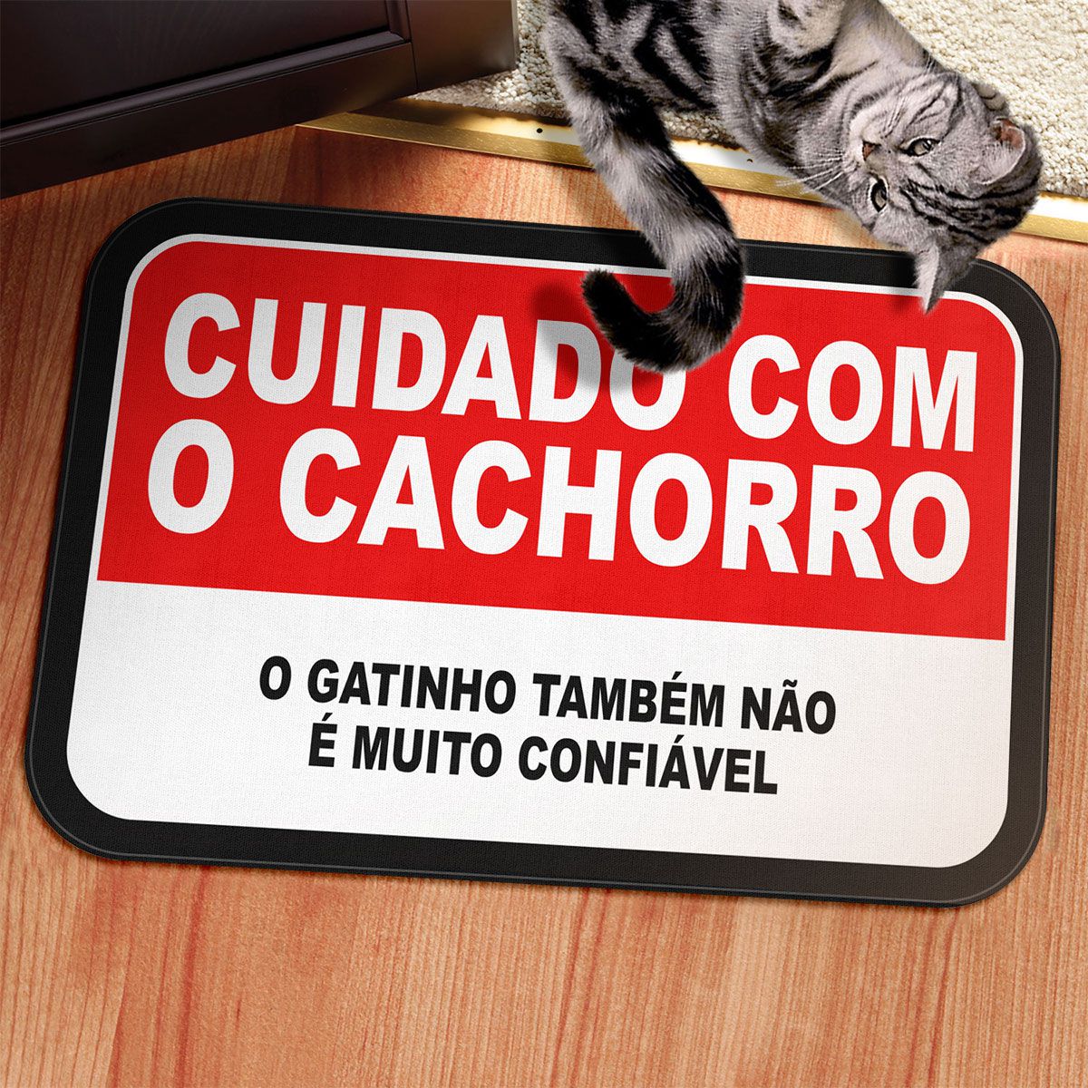 Jogo de Almofadas Gato e Borboleta - Presentes Atacado