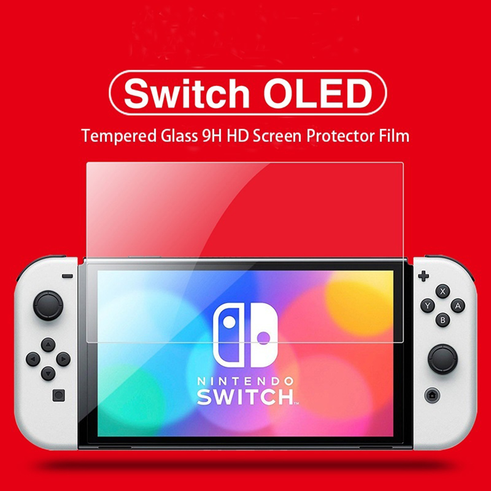 Capa Acrílica E Película De Vidro Para Nintendo Switch Oled