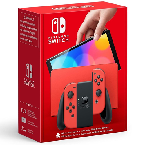 Console Switch Oled - Red Mario 64gb