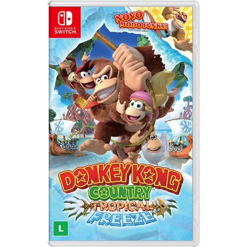 Jogo Donkey Kong Country: Tropical Freeze - Switch - Monster Games