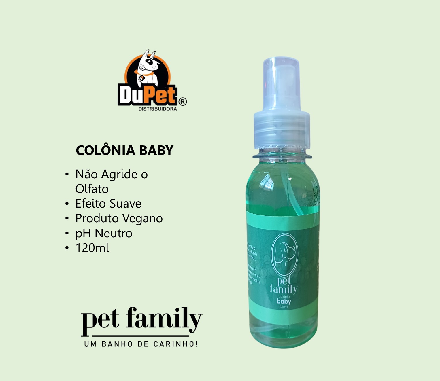 BABY - Colônia Para Filhotes de Cães e Gatos Pet Family - Dupet ...