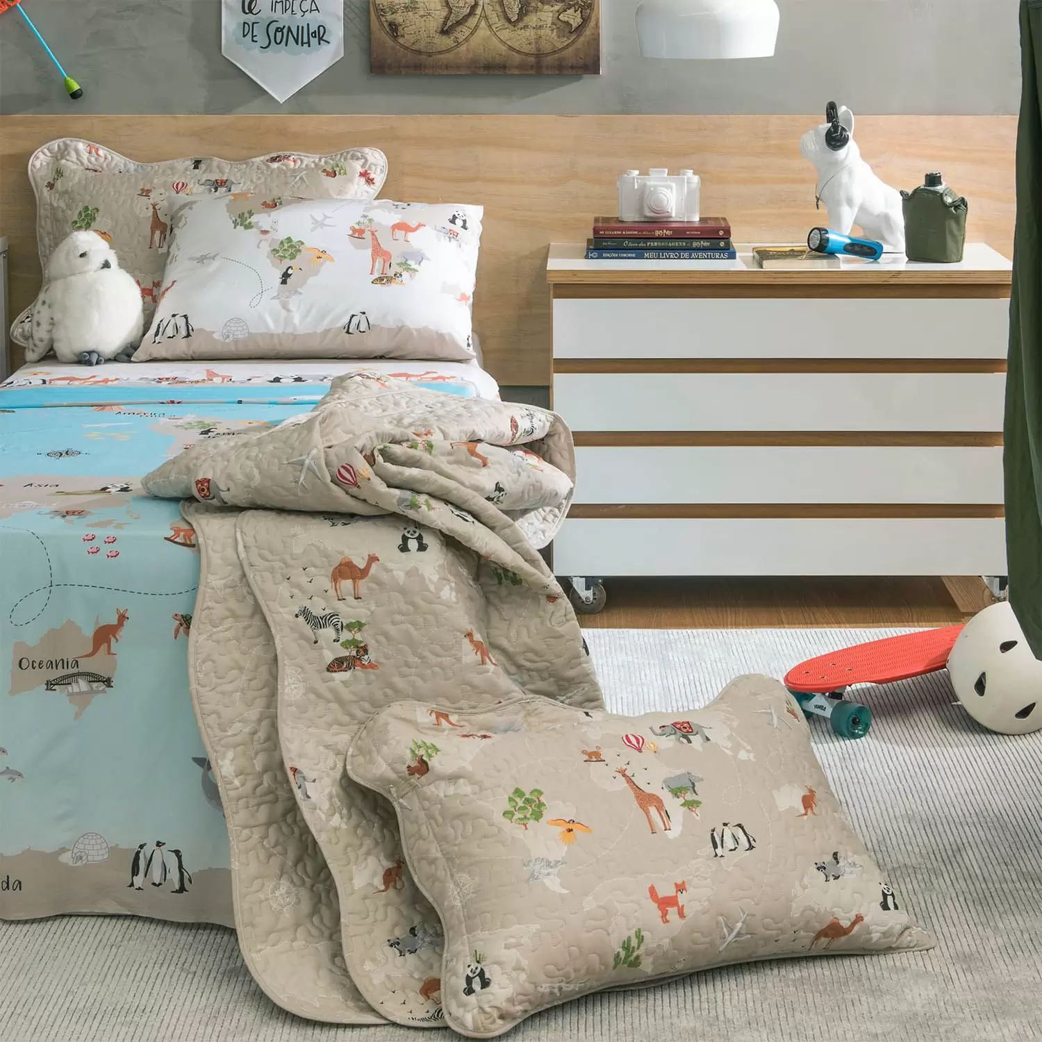 Jogo de Cama Infantil Sereias - Sonho Kids Decor