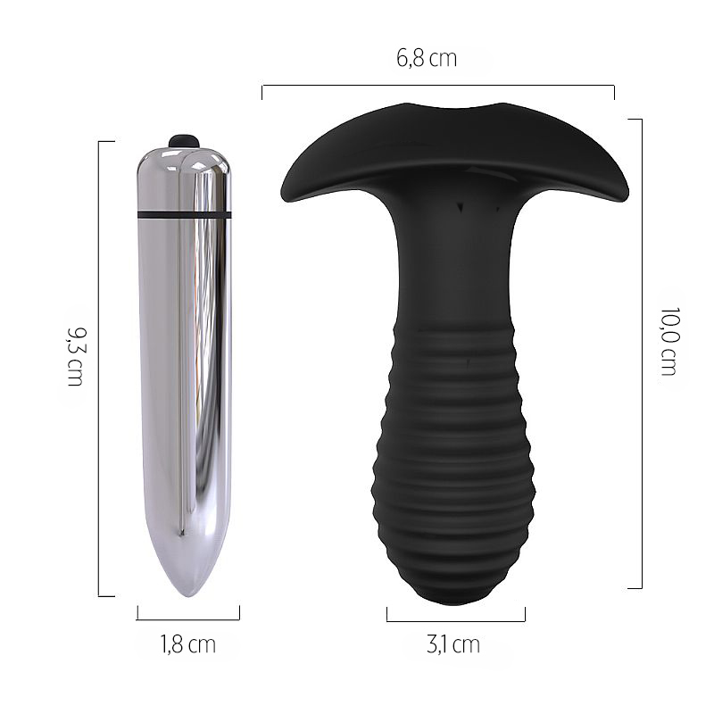 plug anal espiral Plug Anal Spiral com Vibro | BDSM Luxury