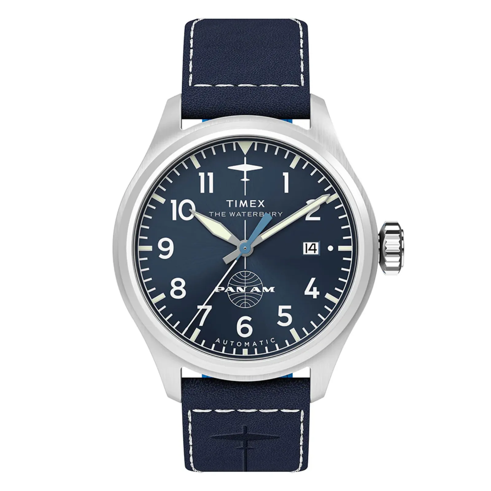 Relógio Timex Waterbury Pan Am Automático TW2Y38800 - GMT-3 Loja