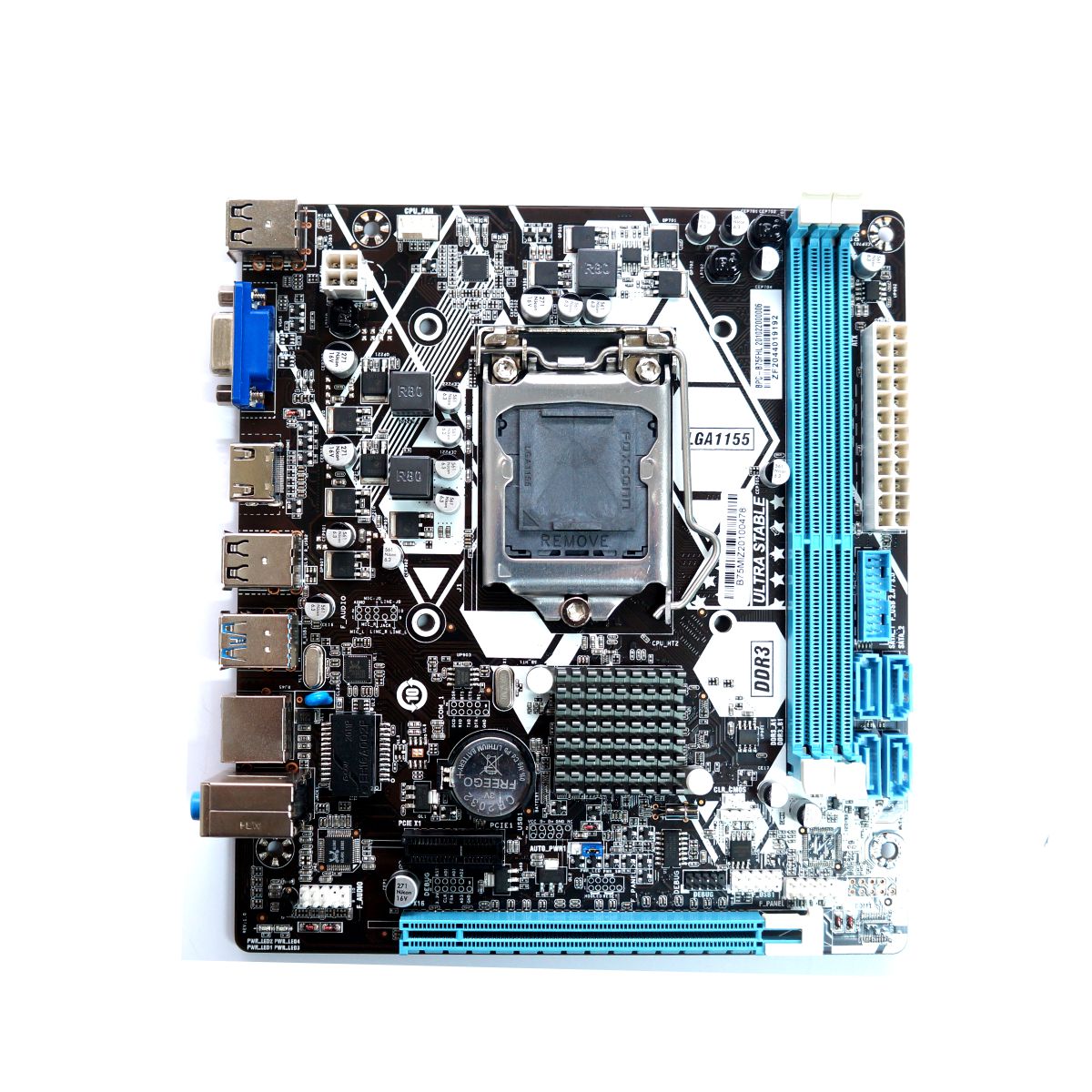 PLACA MÃE DESKTOP 1155 BPC-B75FHL 10/100 - Brazil PC