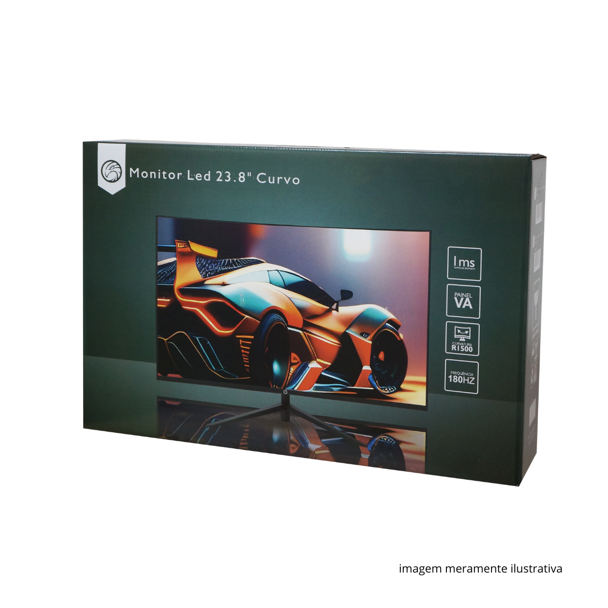 MONITOR LED 23.8 BRAZILPC GAMER BPC-24BR15-180 FHD CURVO R1500