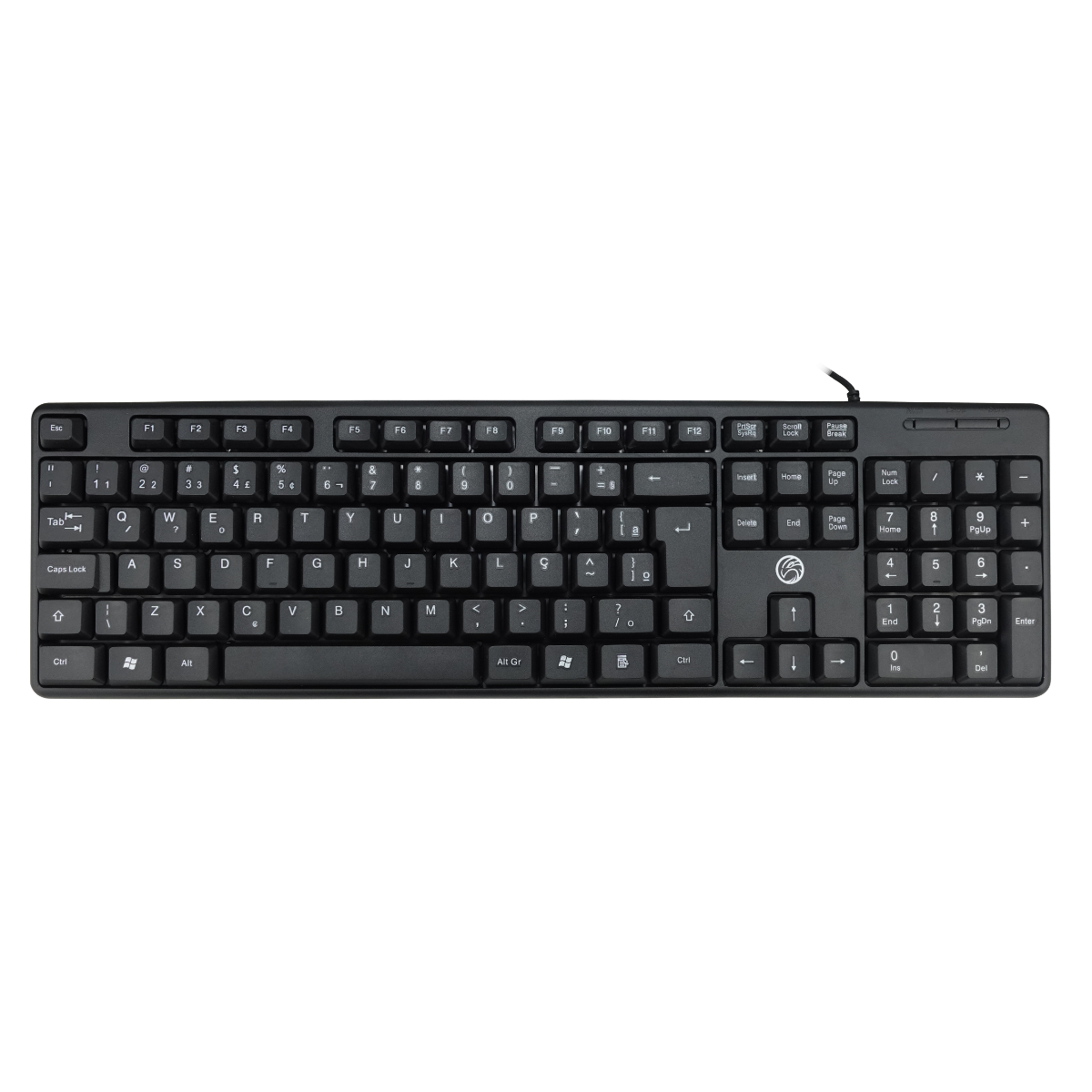 KIT C/ FIO TECLADO/MOUSE BRAZILPC BPC-8236/129 USB BOX IF - Brazil PC