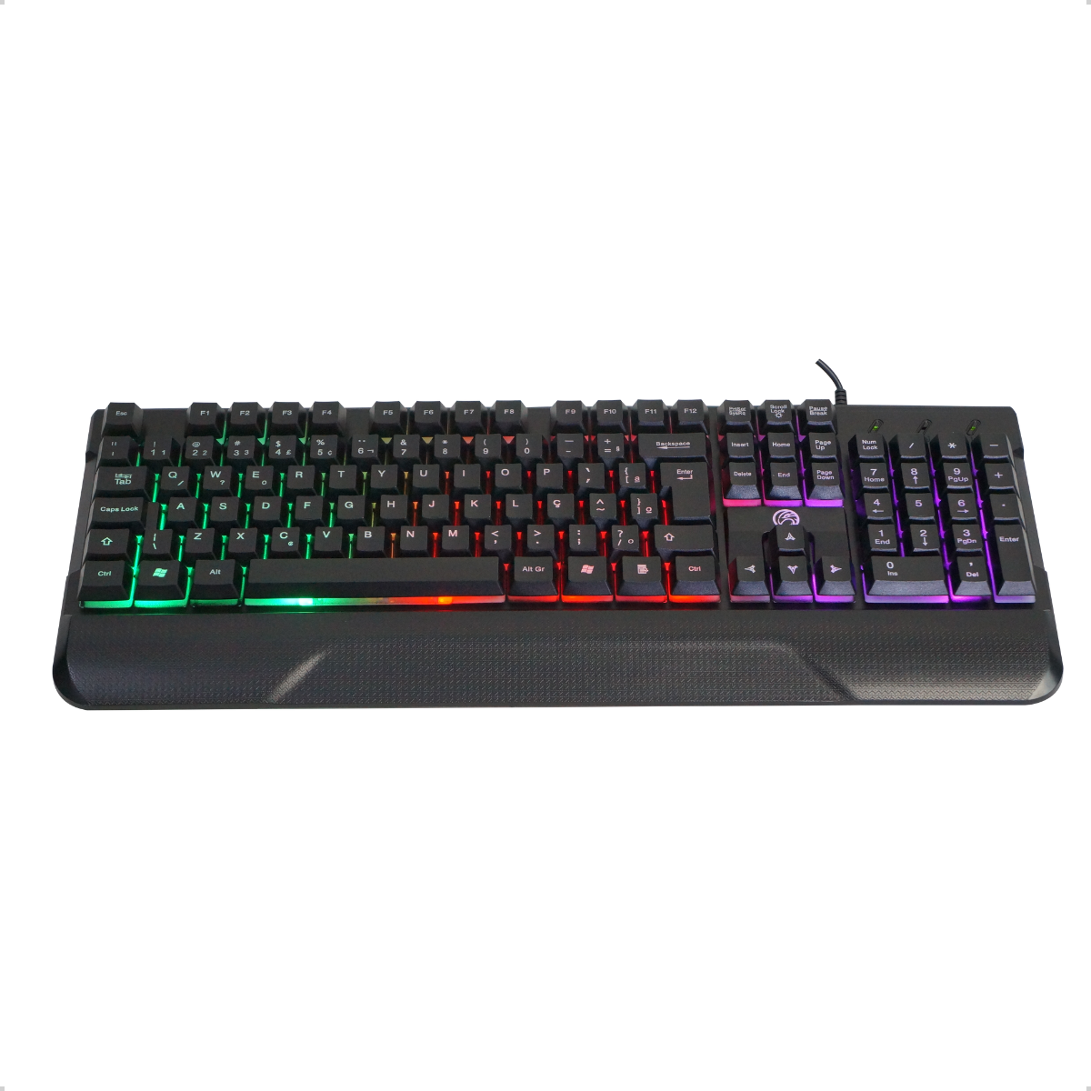 TECLADO GAMER BPC-K7038 COM ILUMINAÇÃO RAINBOW - Brazil PC
