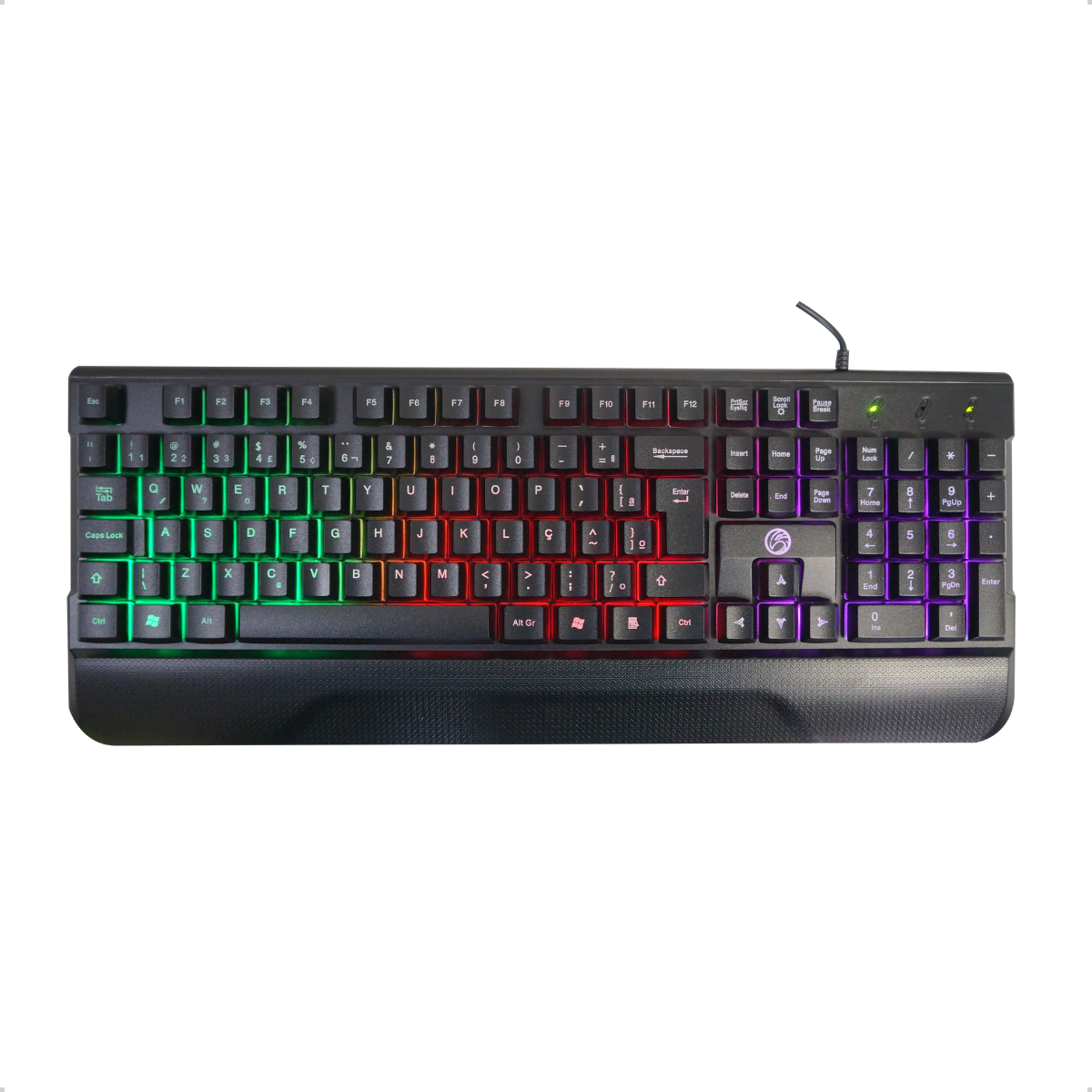 TECLADO GAMER BPC-K7038 COM ILUMINAÇÃO RAINBOW - Brazil PC