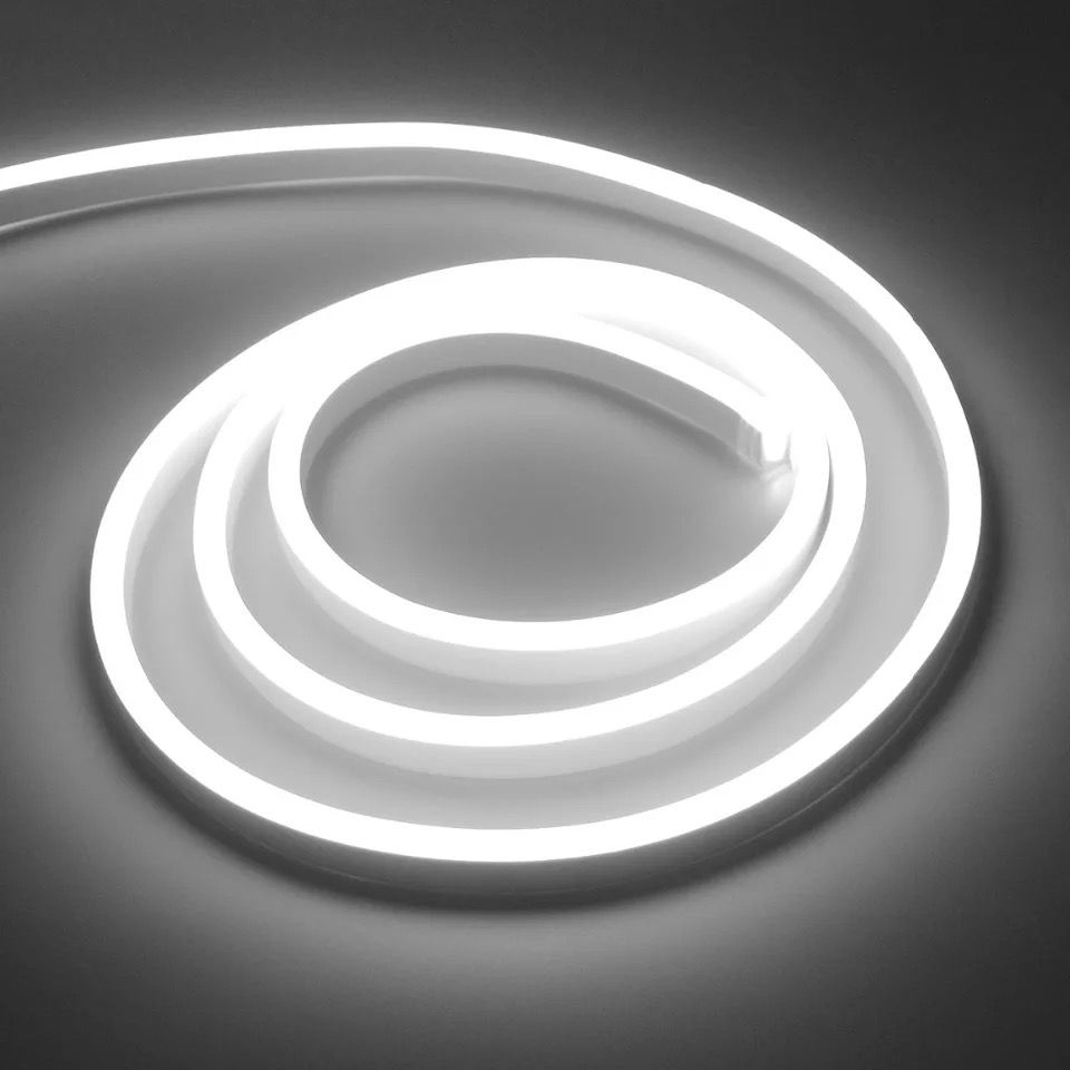 Mangueira Fita Led Neon Flex Branco Frio V Metro Planet Ilumina O