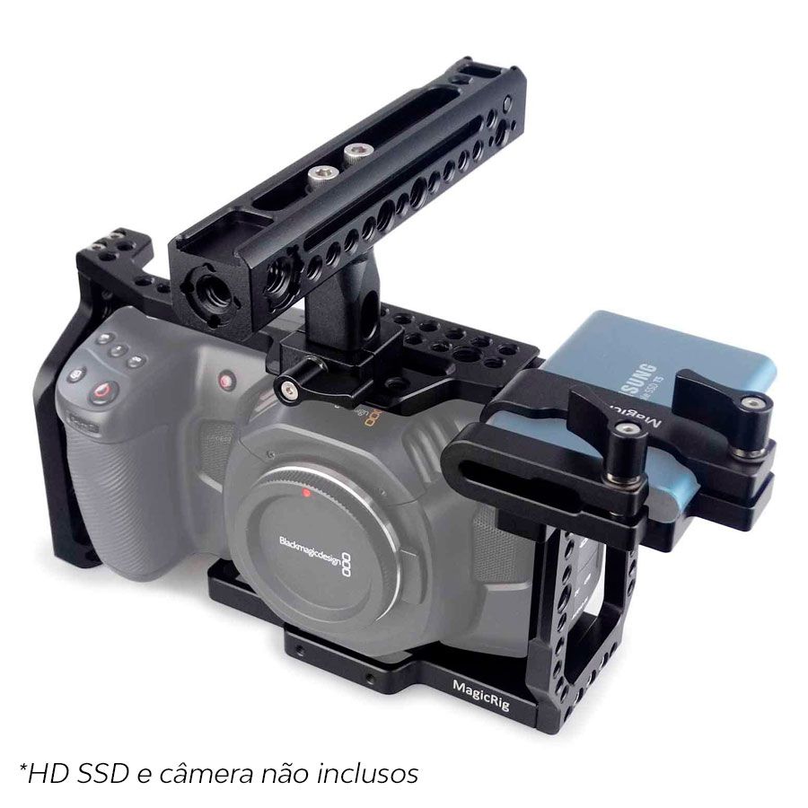 Cage Magicrig Para Blackmagic Pocket 4K e 6K - Digital 100