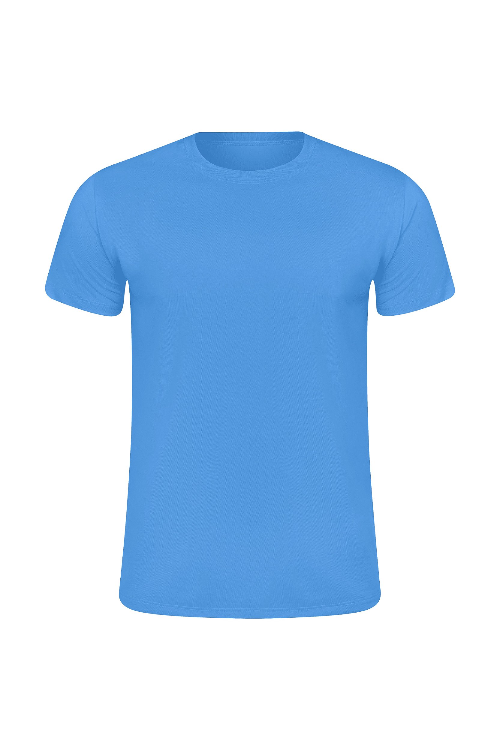 Camiseta Masculina Básica Gola Careca-Malha 100% Poliéster Fiado