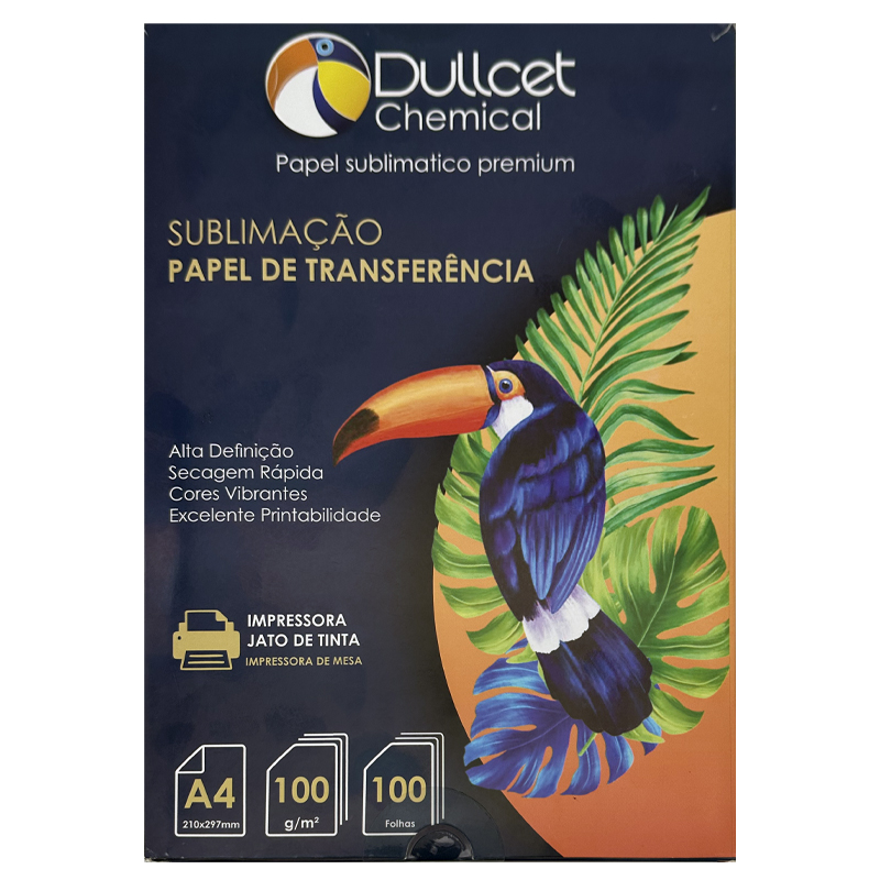 Papel A4 Dullcet chemical 100g. para Sublimaçao - 100 folhas - Império ...